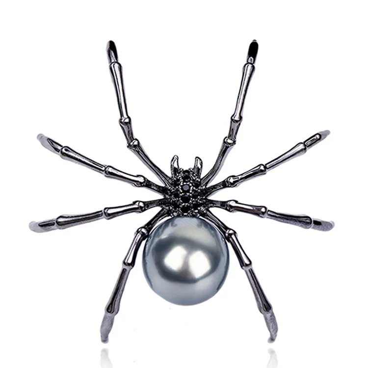 New fashion High-quality alloy Round new pearl Rhinestone brooch women\'s elegant clothing Shawl Scarf Buckle pins  jewelry H1051