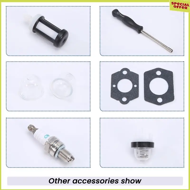 Kit de filtro a34r br600 br550 para br600 br700 br500 peças de soprador de folhas de mochila para C1Q-S183 4282 120 0606 0607