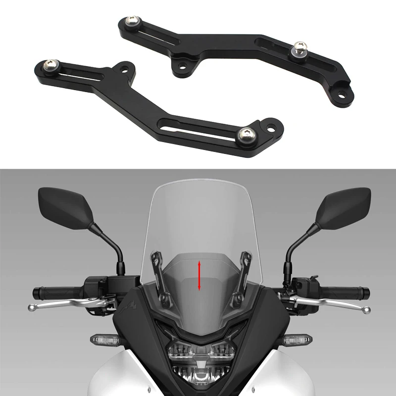 

2024 For Honda XL750 Transalp 750 XL 750 TRANSALP750 2023 Motorcycle Windscreen Adjusters Airflow Adjustable Windscreen Bracket