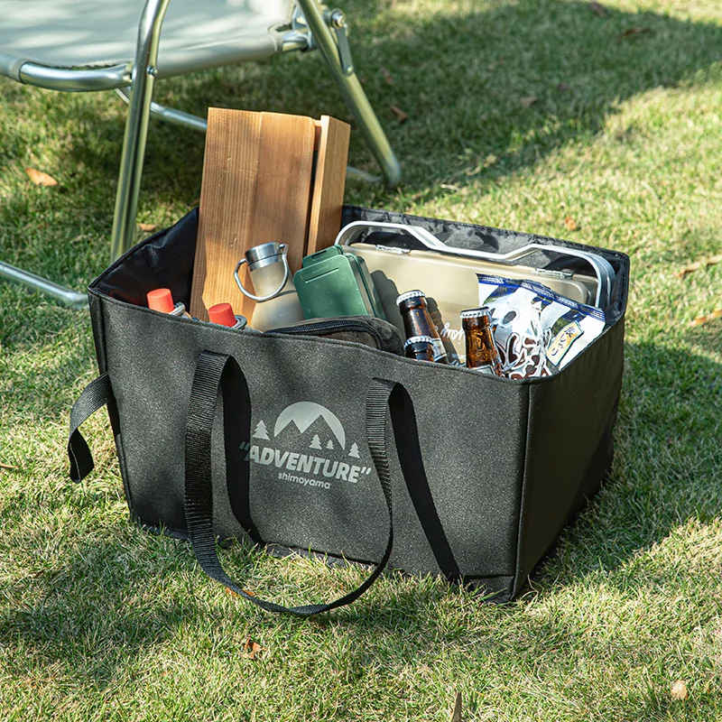 Easy Carry Griddle Caddy BBQ Organizer Bag for Utensil, Plate, & CondimentLarge Grill and Picnic Collapsible