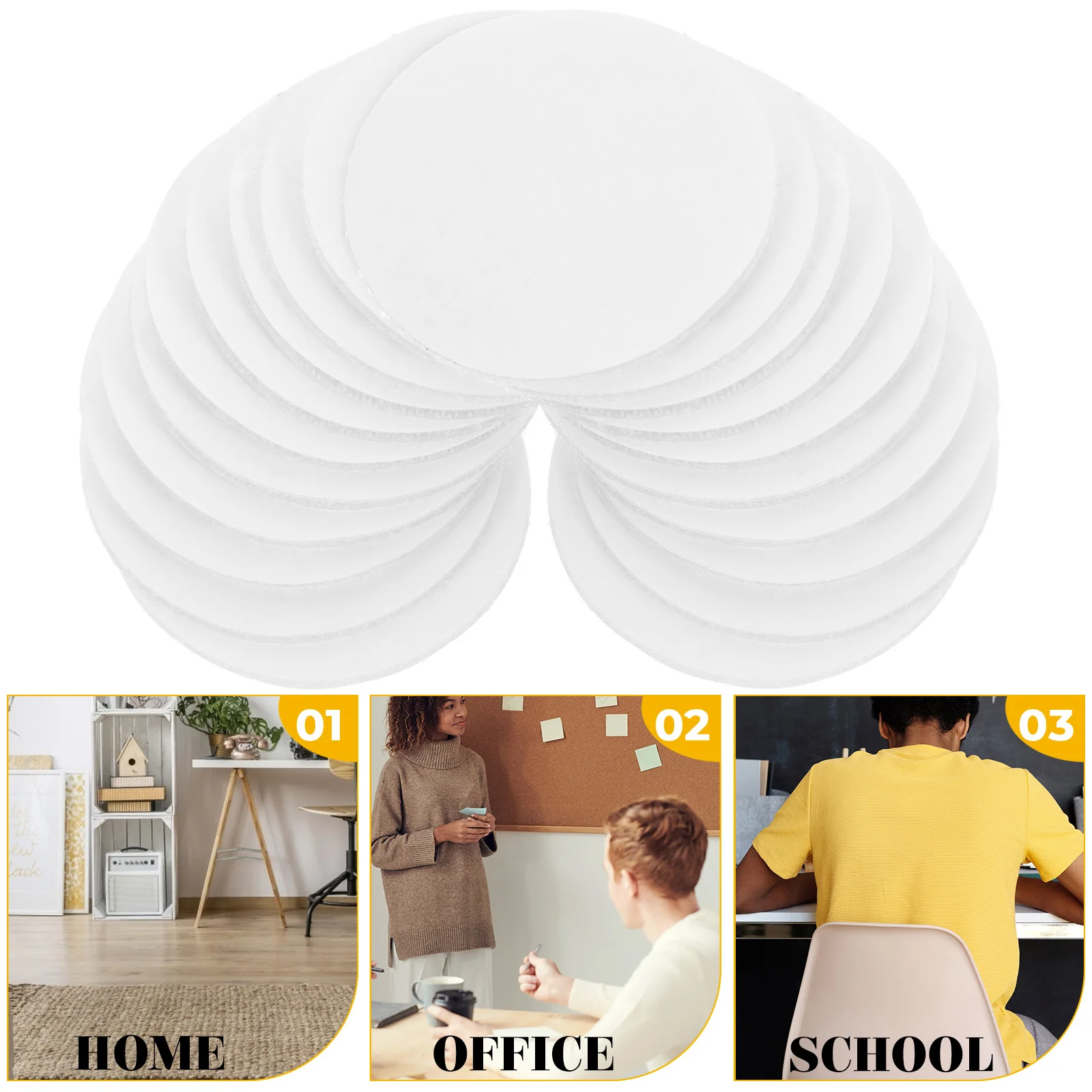 30쌍 카펫 고정 패드 양면 접착 훅 앤 루프 테이프 러그 소파 쿠션 홀더 강력 접착제