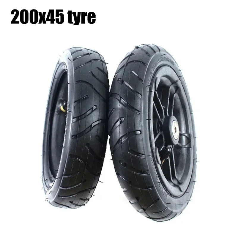 200x45 Inner Tube Outer Tyre 6mm 8mm 10mm Inner Hole 8 Inch Wheel for Stroller Electric Scooter Accessories