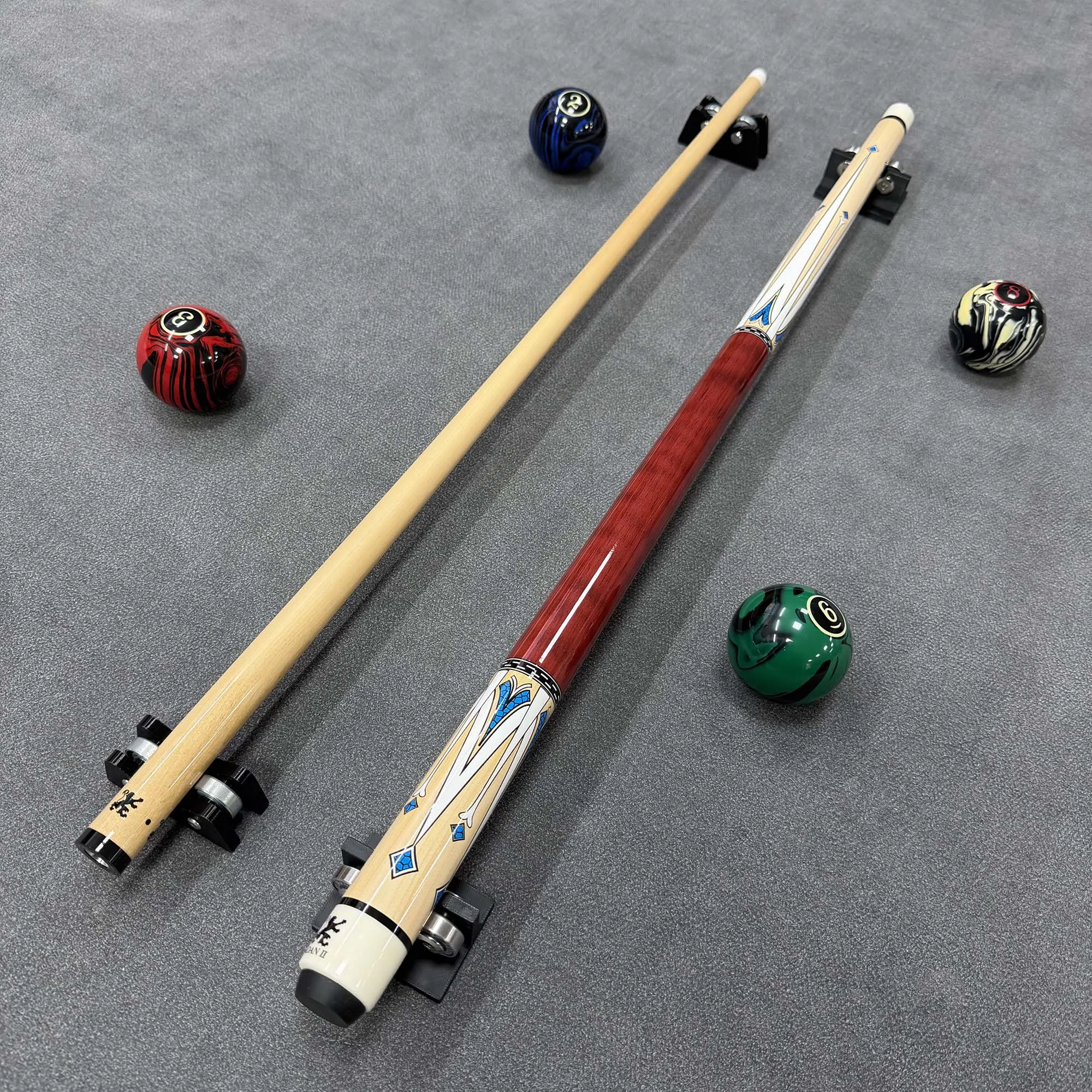 High-quality Imported Maple Billiard Stick, Head 13mm, Durable and Wear-resistant, Comfortable Grip, Feel Transparent