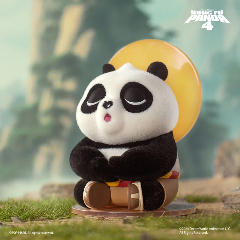 POP MART Universal Kung Fu Panda Series Anime Action Figure Guess Bag Ornament Figurines Home Decor Desktop Dolls Model Gift