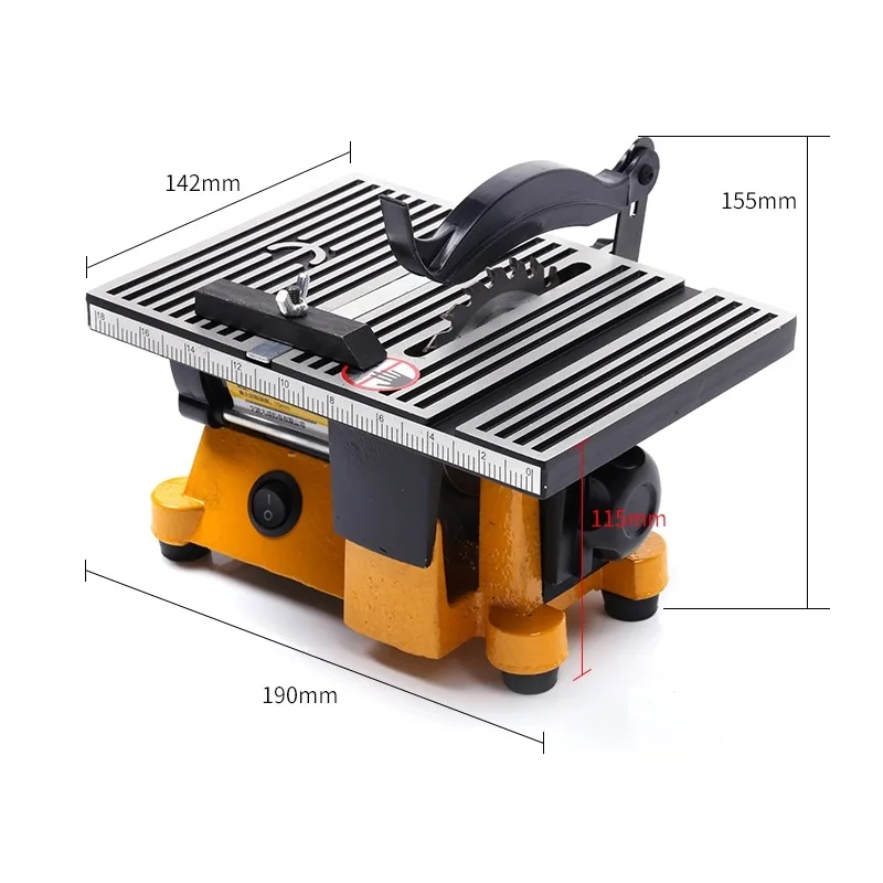 4500Rpm Mini Electric Table Saw Wood Stone Metal Glass Cutting Machine Wood Circular Saw