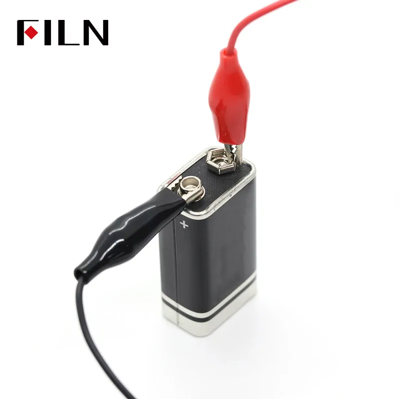 FILN Crocodile Clip Number Double-ended Crocodile Clips Cable Alligator Clips Wire Testing Wire Clip Line Length 40cm