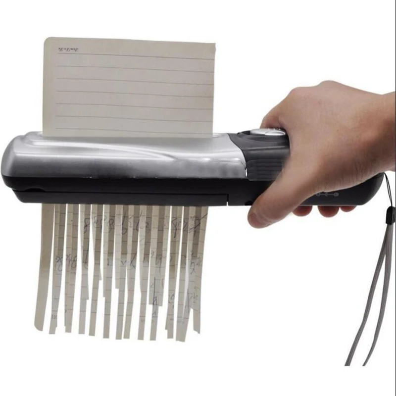 Creative Handheld USB Powered Paper Trimmer Shredders Papierversnipperaar For Crush Office Mini Document Trituradora Papel