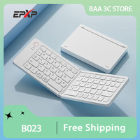 EPXP B023 Folding Keyboard Bluetooth Wireless Portable Foldable Rechargeable Mini Keyboard for Ios/Android/Windows/macOS