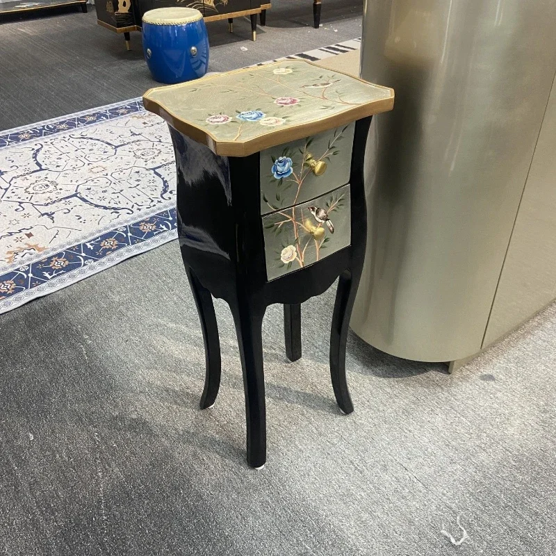 Classical coffee table fashion sofa American living room light luxury household new Chinese creative entrance storage