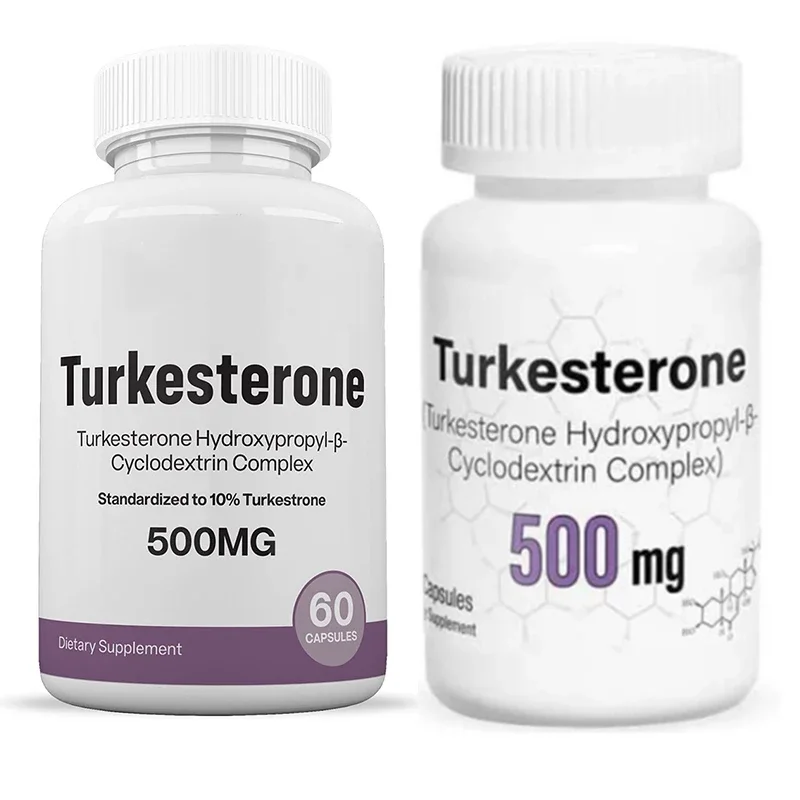 

2 Bottles 500mg Turkesterone Capsules Helping Exercise Muscles Burn Fat Maintain Energy Levels Male Health