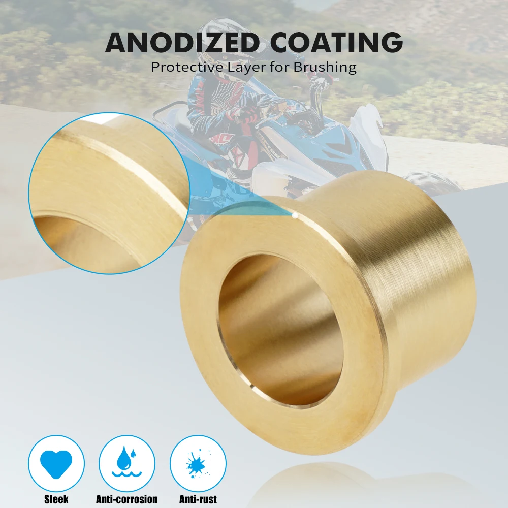 A-Arm Bushings For Yamaha Banshee 350 Blaster 200 Warrior 350 Raptor 700 660 250 125 YFZ450 450R 450X Bronze Bearing Bushings view 4