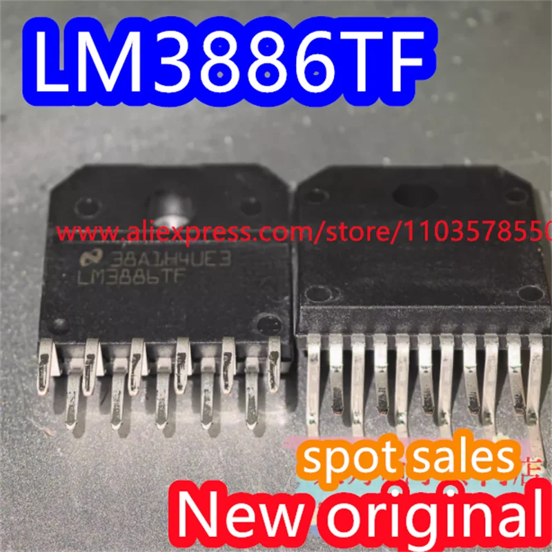 2PCS 100% New original LM3886TF 68W high-performance audio power amplifier LM3886 chip directly inserted into ZIP-11