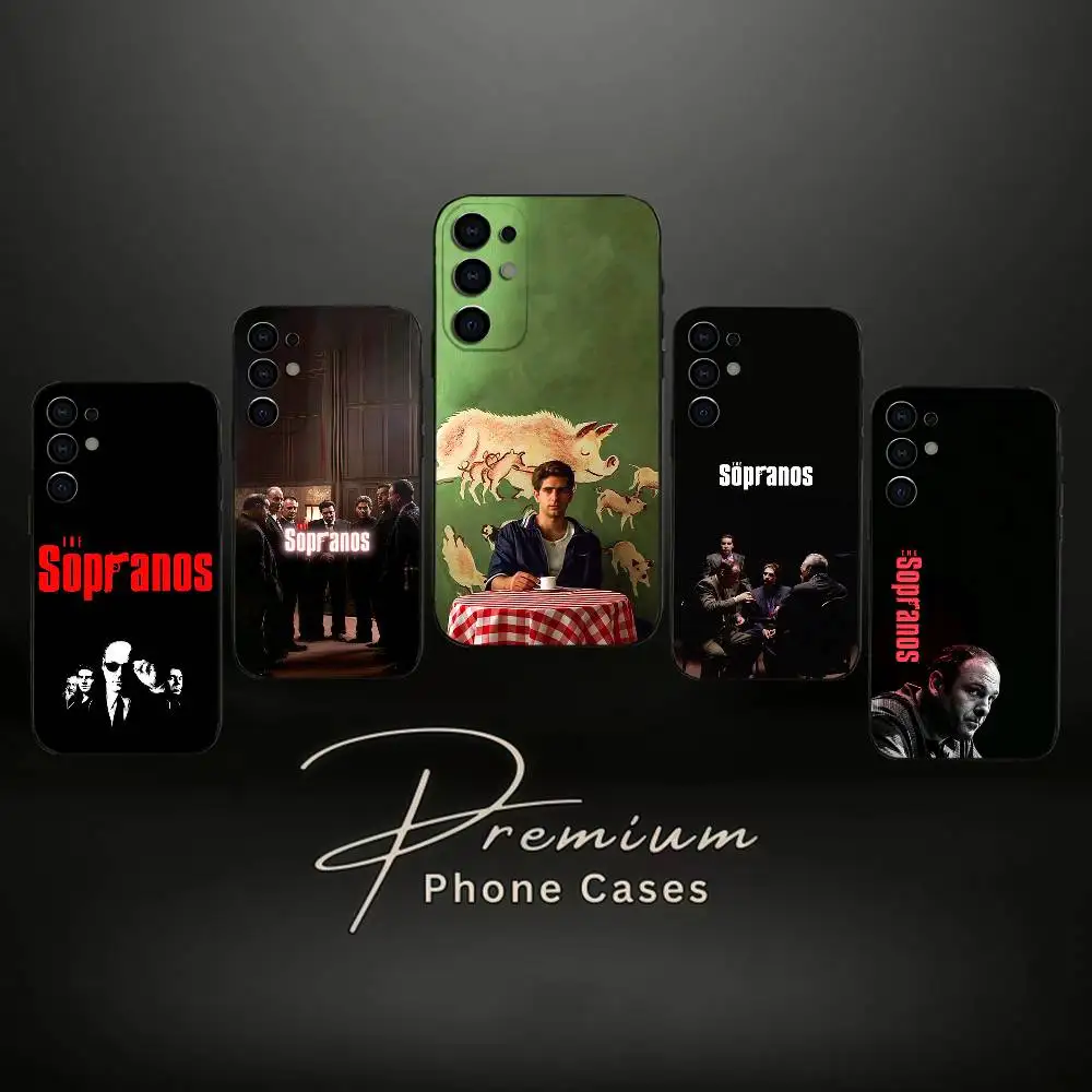 

Popular The S-Sopranos TV Phone Case For Samsung S25,S24,S21,S22,S23,S30,Ultra,S20,Plus,Soft Silicone Black Cover