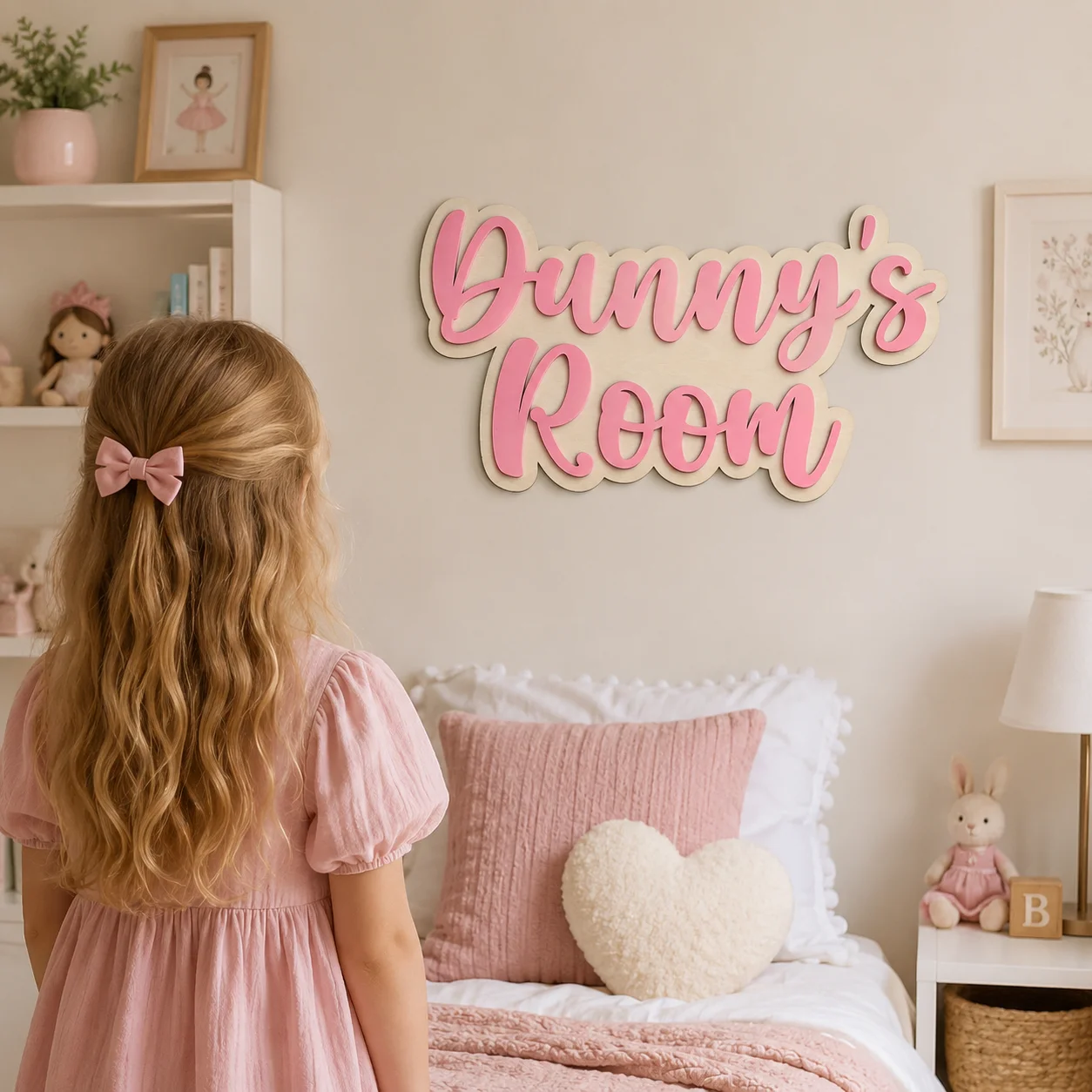 Baby Nursery Name Letters - Custom Wooden Name Sign Personalized Nursery