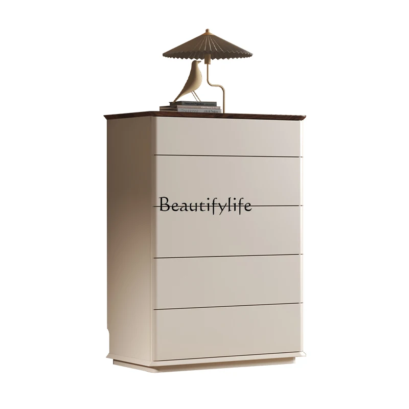 French retro chest, simple modern five-bucket storage and six-bucket storage cabinet