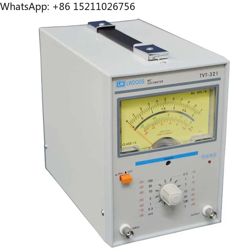 Tvt-321 Single-Pin Single-Channel Millivoltmeter/voltage Regulation Test/10M Input Impedance