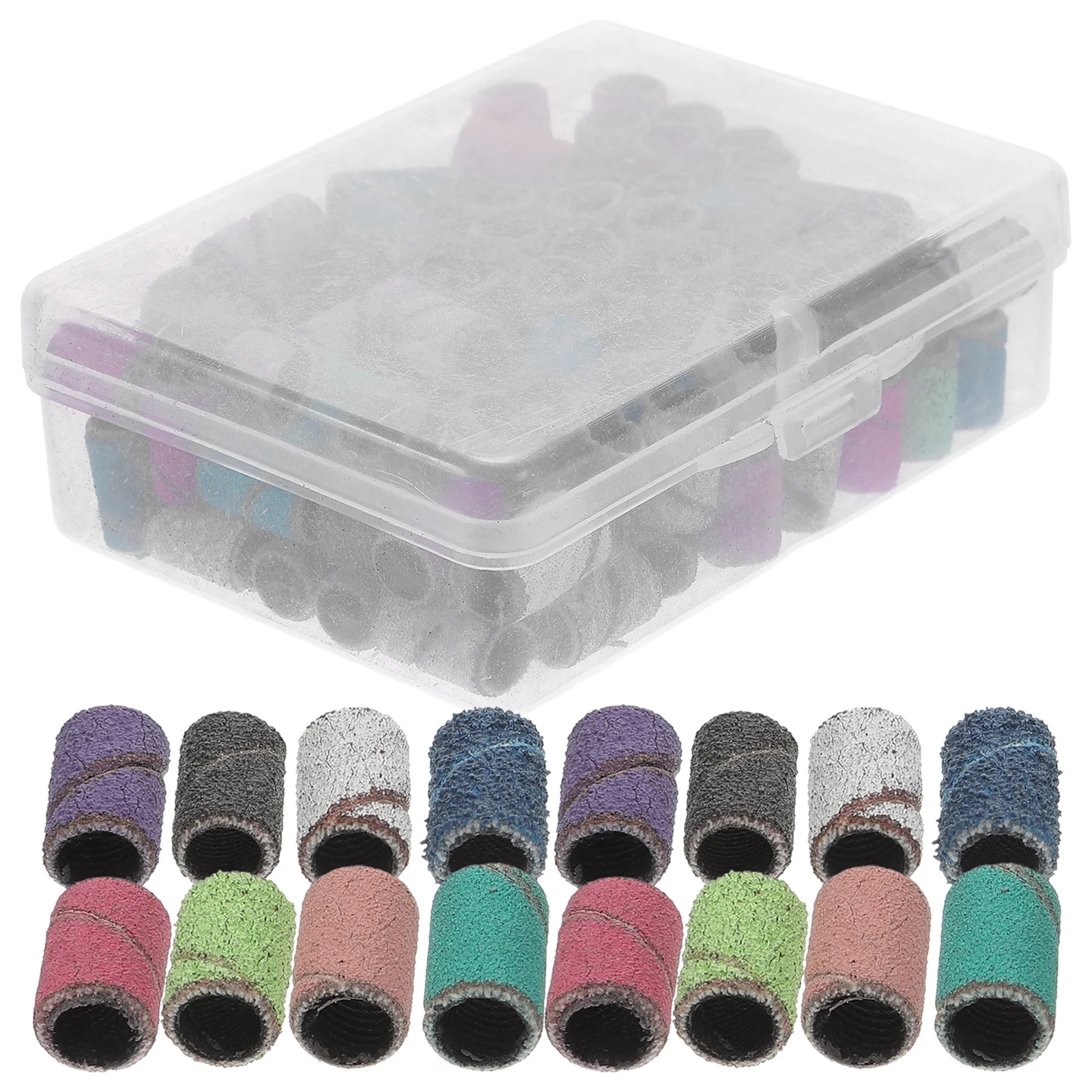 1 صندوق مسمار الحفر الرملي العصابات قسط صلابة عالية تلميع خواتم ل مانيكير التلميع تشكيل هلام مزيل طلاء الأظافر مسمار الفن #3