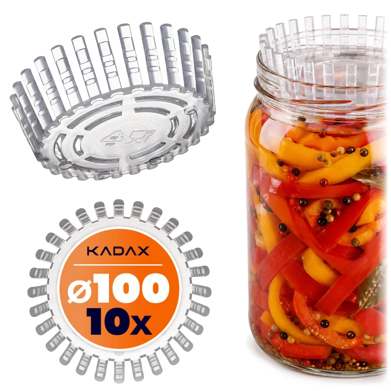 Druk op de drukknop voor de vorming van Sitko-potten Pickle Fi100 10 stuks
