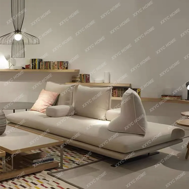 

Movable Fabric Sofa Study and Bedroom Imperial Concubine Creative Non-Backrest Sofa Sofa Bed