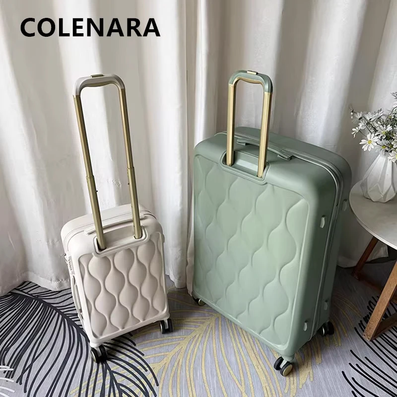 COLENARA Valigia di alta qualità 20 pollici ABS + scatola d'imbarco per PC Trolley da 29 pollici di grande capacità con ruote Trolley