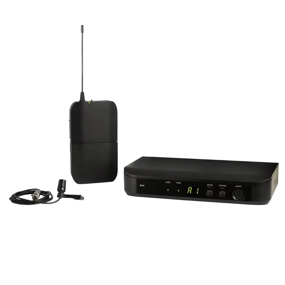 

2026 BLX14 BLX24 PGA31 Professional Dual UHF Wireless Microphones 2-Channel XLR Karaoke Mic System Handheld Metal Noise Cancelli