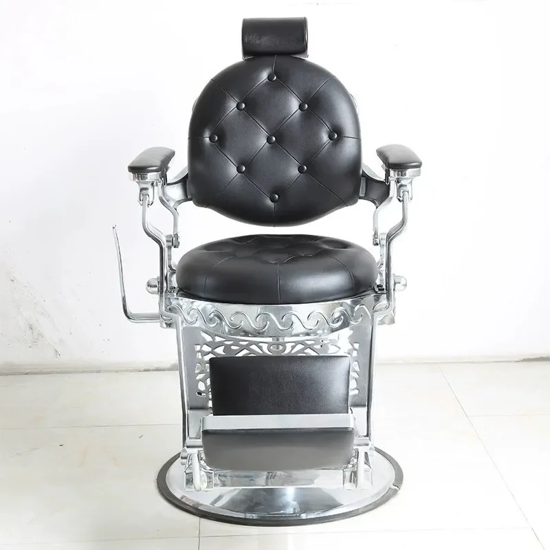 Haircut big chair hairdressing shop manufacturer foreign trade can put down the oil head retro hairdressing perm, dyeing and