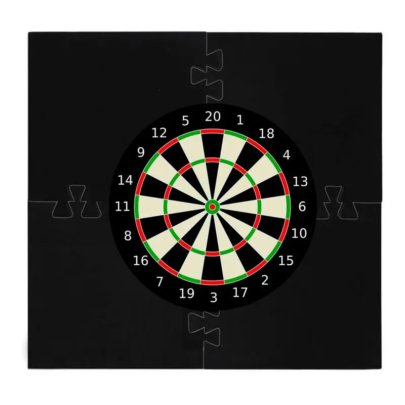 

Dart Backboard 4PCS Spliced Square Dartboard Backboard Surround Stable Border For 18in Dartboard Wall Protection