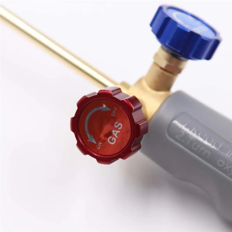 A50I 酸素 MAPP/プロパンガス溶接トーチ真鍮ろう付けはんだ付け軽量 (シリンダーは含まれません)