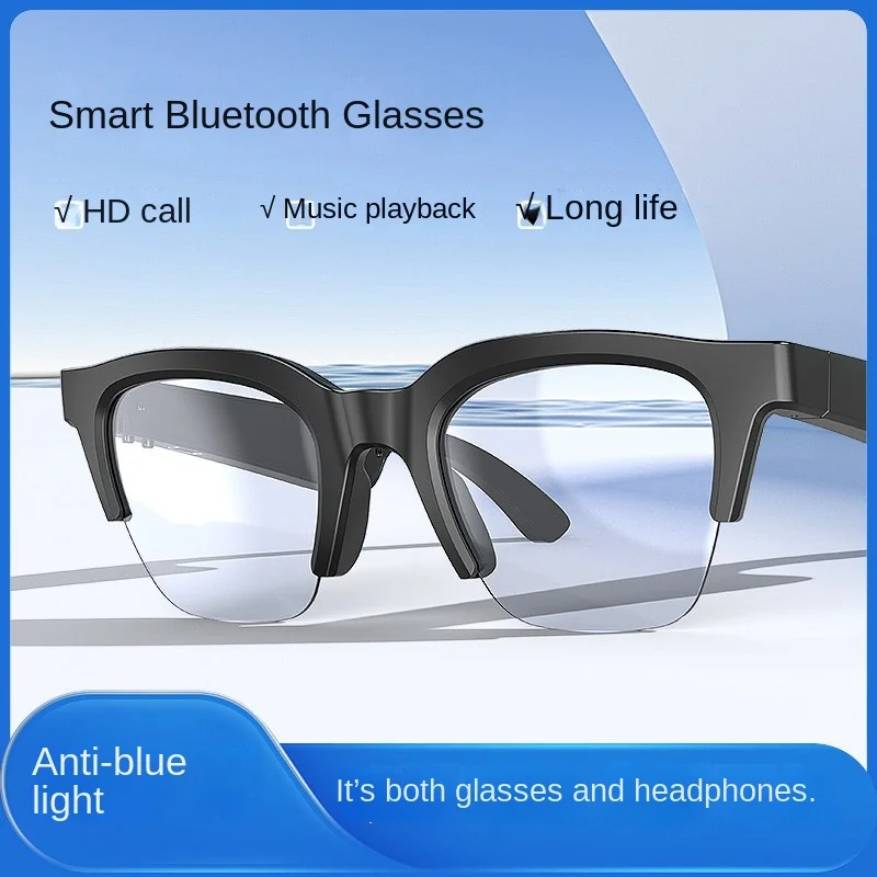 Cross Border Audio Listening Music Calling Navigation Outdoor Cycling Polarized Sunglasses Smart Bluetooth Earphones Glasses New