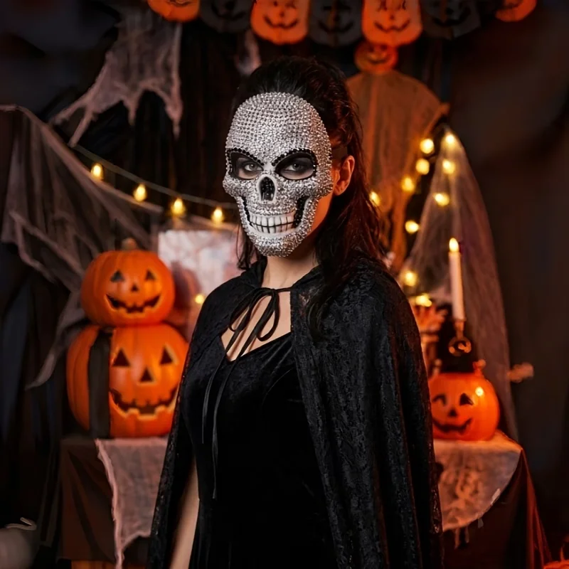 Led Purge Mask Halloween - Horror Skull Mask for Halloween Party,