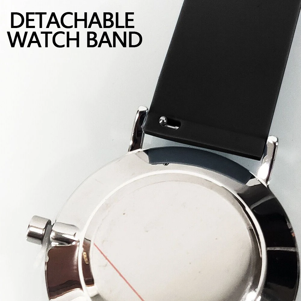 watch blackhole silicone strap quartz ultrathin waterproof Creative design classic style