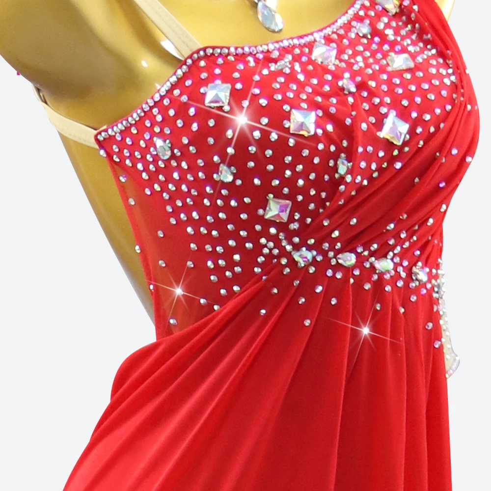 Kostüme für Frauen 2025, lateinamerikanischer Tanz, Cheerleader, Mädchen, Leistung, Wettbewerb, Sportanzug, Flamenco, Bühne, sexy Kleidung, Abschlussball, langes Kleid
