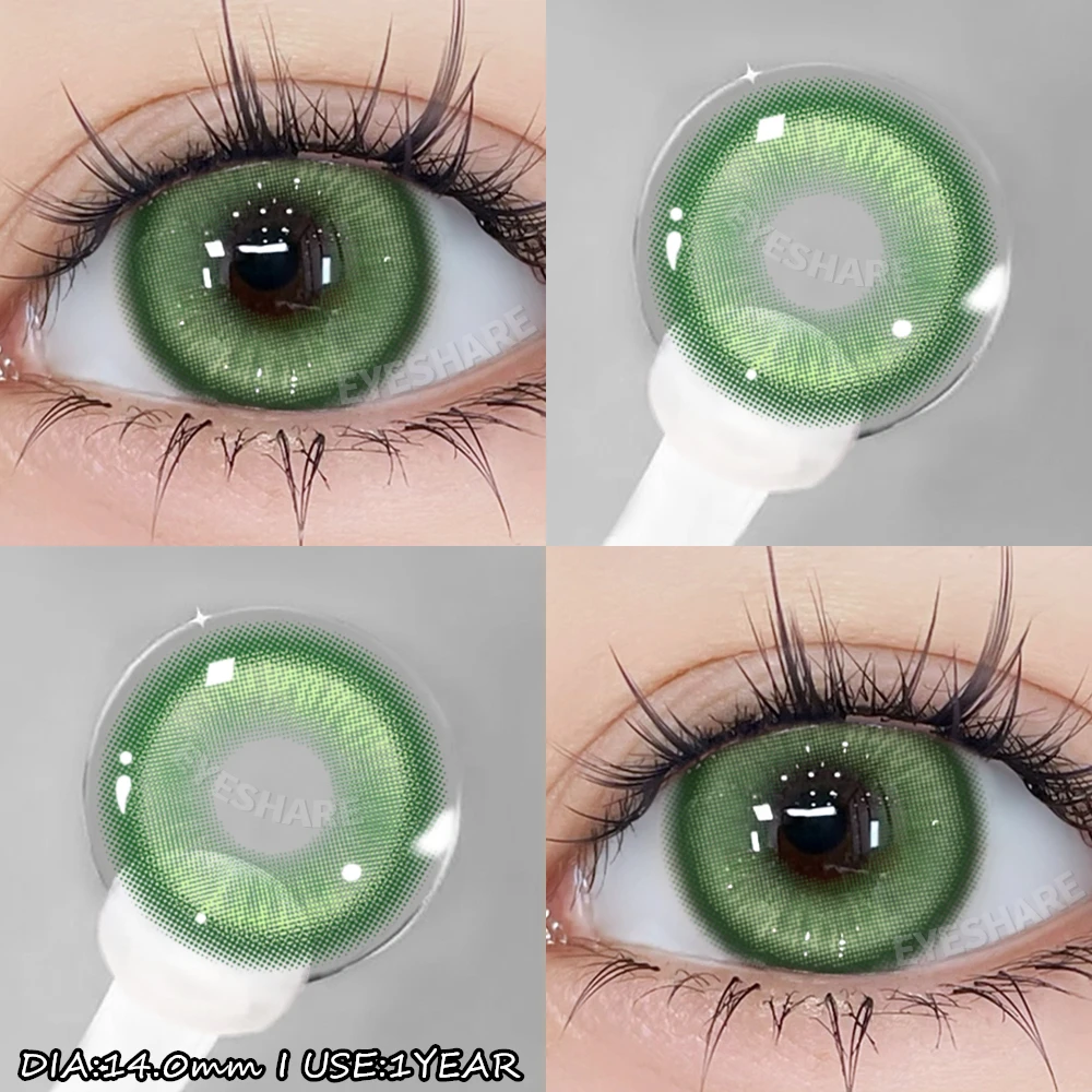 EYESHARE 1 Paar Farbe Cosplay Rosa Kontaktlinsen Rote Linsen Lila Augen Kontakt Halloween Schönheit Make-Up Linsen Anime Zubehör