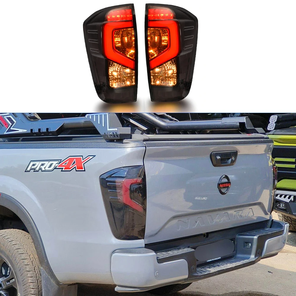 

Car Brake Day Lights LED Tail Light Rear Lamp For Nissan Navara Np300 2015 2016 2017 2018 2019 2020 2021 2022 Turn Signal Lights