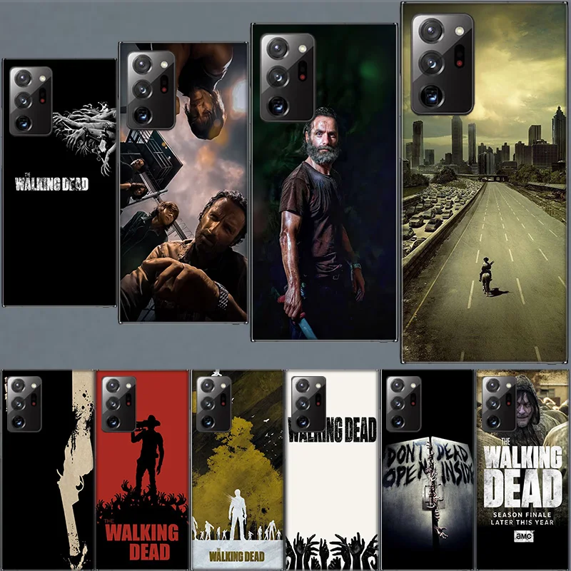 Horrible The Walking Dead TPU Case for Samsung A55 A35 A25 A15 A05S Note 20 Ultra 10 Lite 9 8 M52 M51 M32 M31 M21 J8 J6 J4 Pho