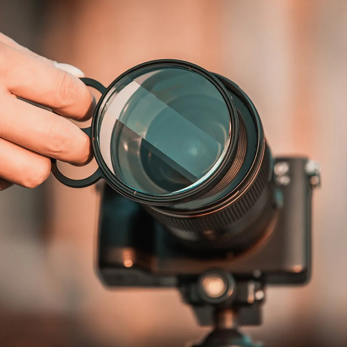 

77mm Lens Filter Prism Handheld Special Effect Filter Handle Camera SLR Camera Accessories Camera Filter Accessories