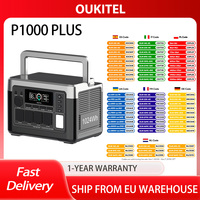 OUKITEL P1000 PLUS Portable Power Station, 1800W 1024Wh Solar Generator with LiFePO4 Battery, Fast Charging, Smart App Control