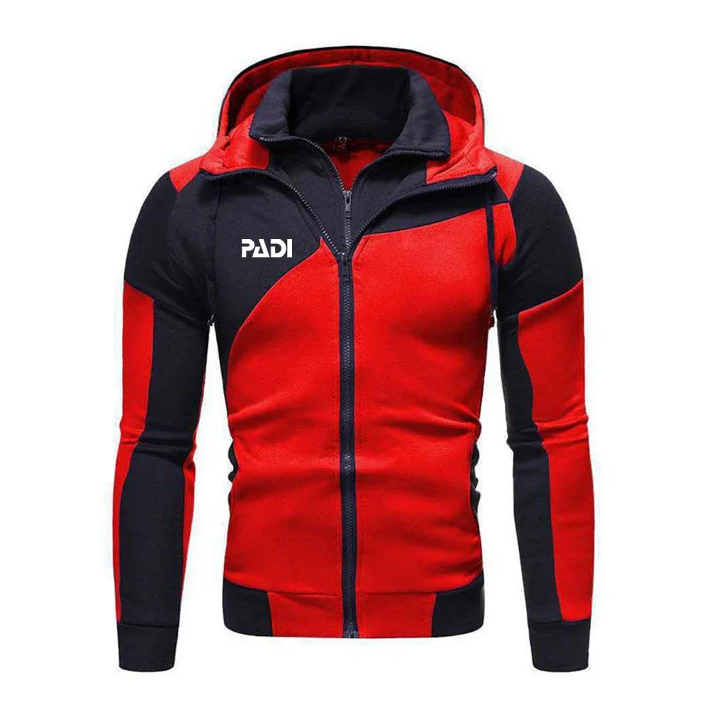 2023 Nieuwe Printmannen Scuba Driver Padi Lente Herfst Truien Met Lange Mouwen Mode Sportkleding Man Rits Hoodies Jas Tops