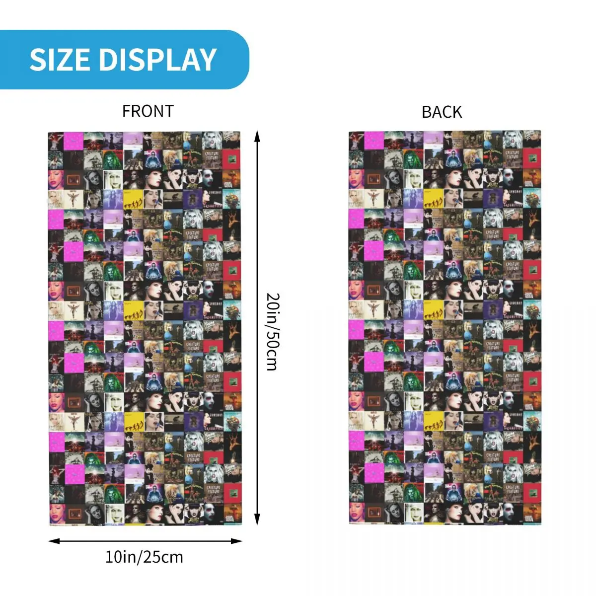 مخصص Msi Mindless روك الذاتي الاستثناف باندانا الرقبة الجراب للمشي الدراجات النساء الرجال التفاف وشاح الكهربائية بالاكلافا دفئا #2