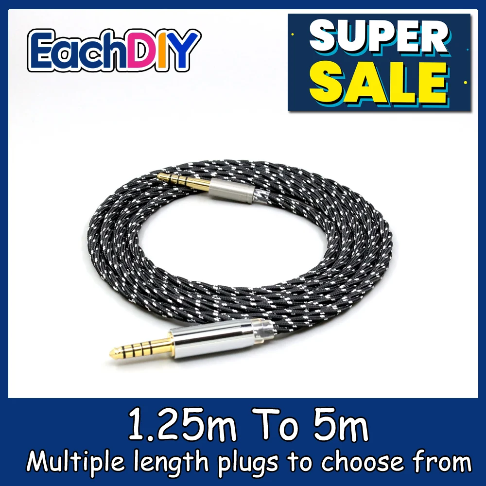 

OCC Mixed OFC Twisting Nylon Earphone Cable For HIFIMAN Edition S Deva HE-R10 LN008736