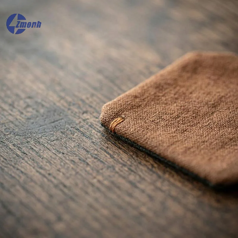 New！Teacup Pad Zen Grass And Wood Tie-dye Hand-sewn Tea Space Cup Non-slip And Anti-scalding Heat Insulation Pad