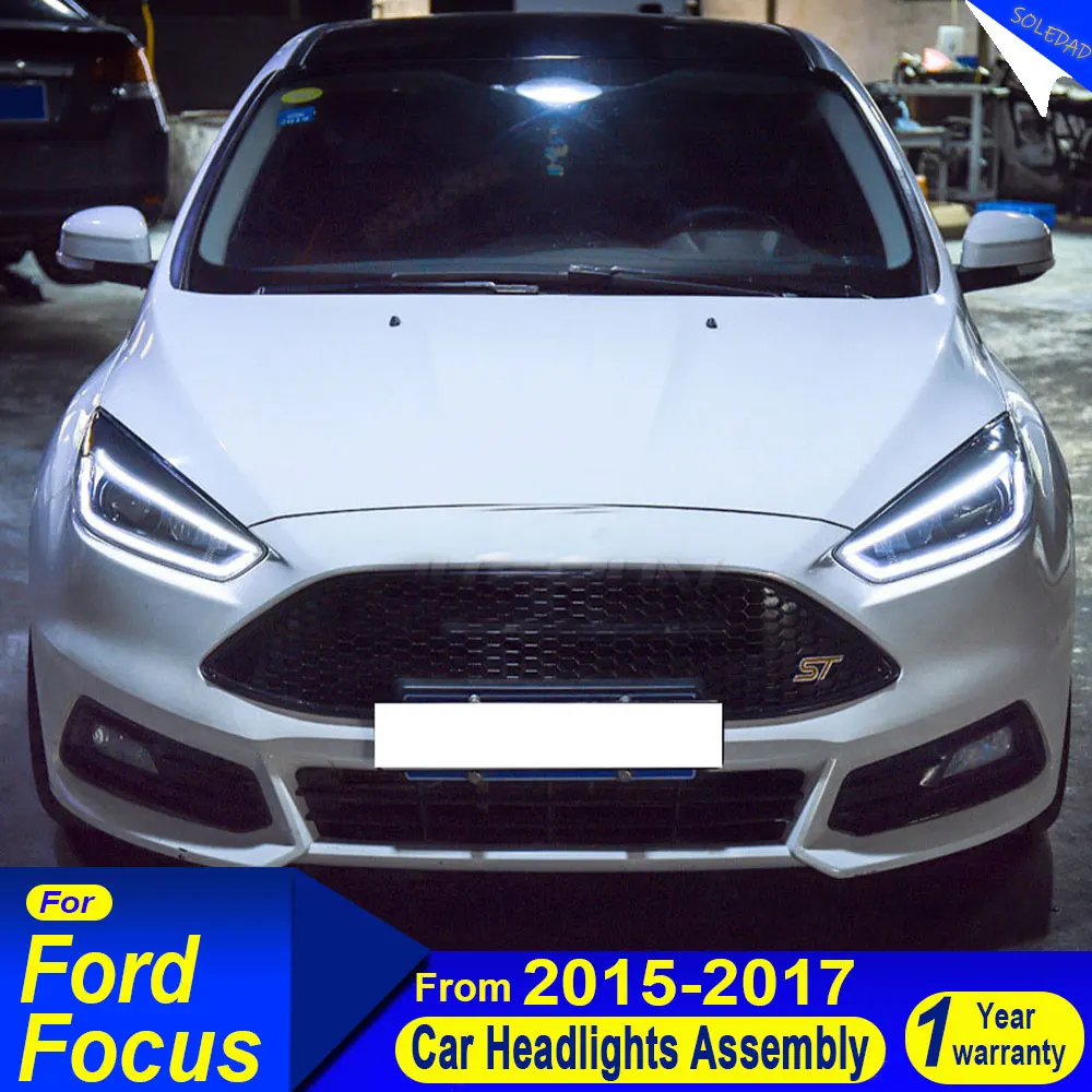 Car Lights headlights for Ford Focus LED Headlight 2015 2016 2017 2018 Focus Head Lamp Drl Projector Lens Automotive Accessories