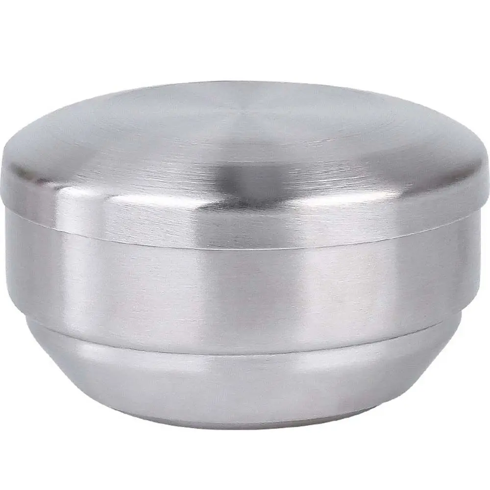 

Child Gold Container 304 Stainless Steel Kitchen Utensils With Lid Steamed Soup Bowl Cereal Bowls Double Rice Bowl Mixing Bowls