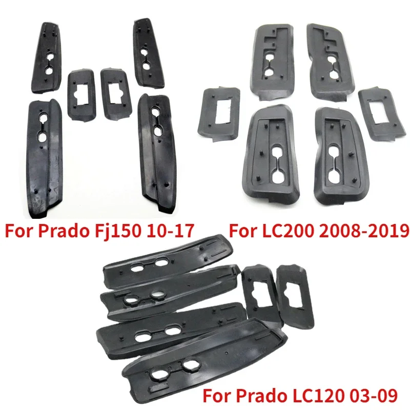 1 Set Car Roof Luggage Rack Gasket Rubber Waterproof Pad For Toyota Land Cruiser 200 08-19 Prado LC120 FJ120 03-09 Fj150 10-17