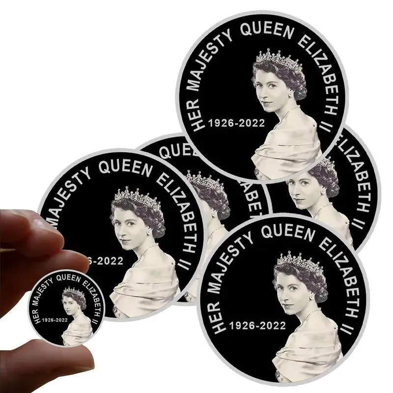 Her Majesty The Queen Elizabeth II Gold Plated Commemorative Coins Prince Philip Collectible Challenge Coin Souvenir Gift