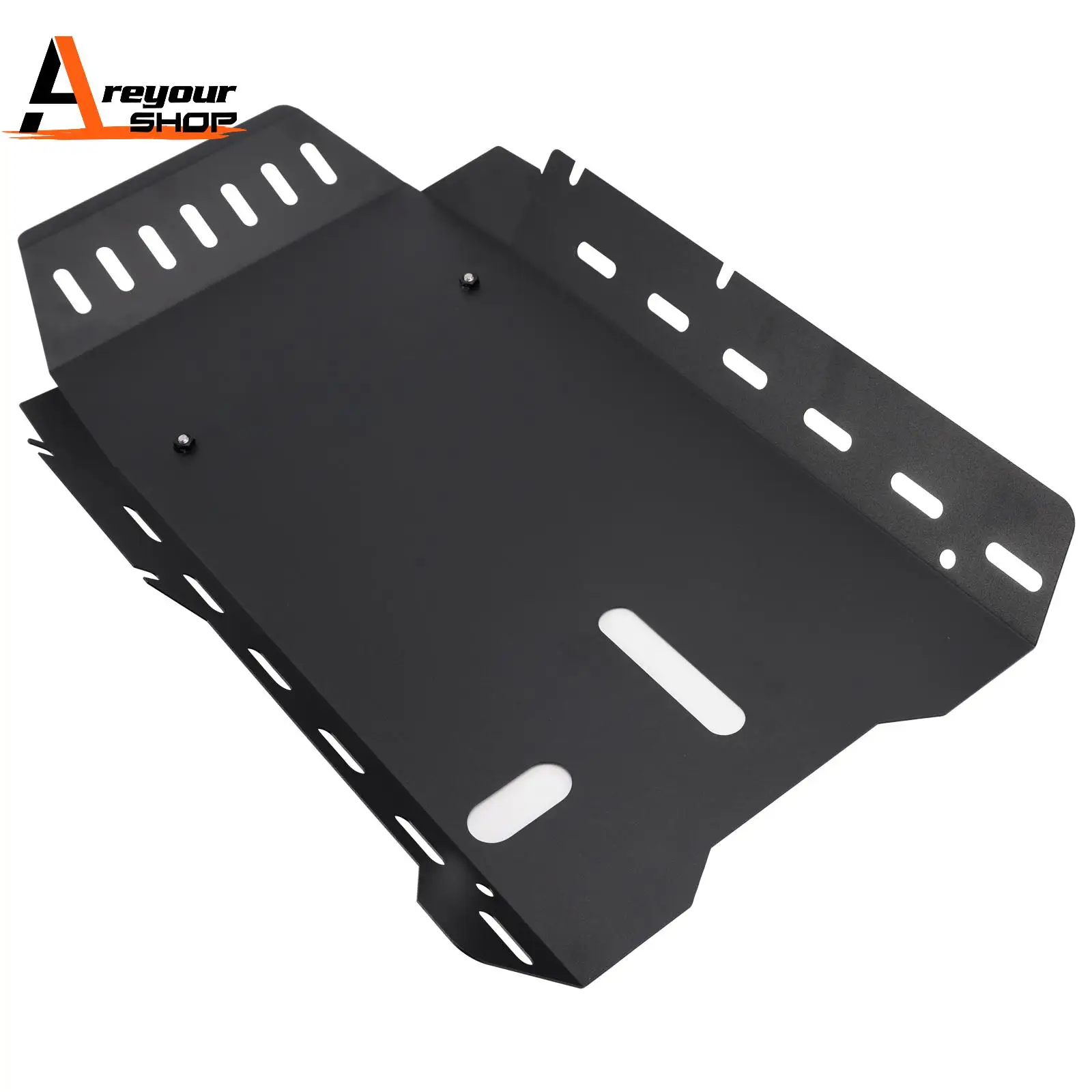 

Areyourshop Aluminum Sump Guard Skid Plate Black for Honda GL1800 Gold Wing 1800 2001 2002 2003 2004 2005 2006 2007 2008-2017