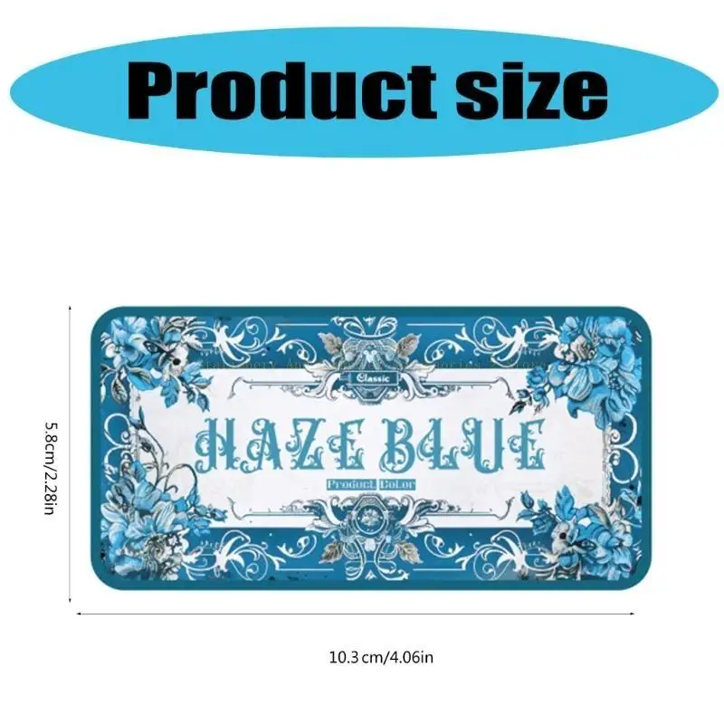 Retro Paper Inkpads Medieval Series Pad mit Metal Case School Supply