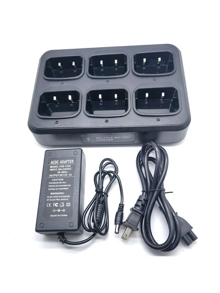 BaoFeng Walkie Talkie 6-полосное быстрое зарядное устройство для BF9700 UV-9R Plus A58 R760 UV-XR UV9R GT-3WP UV-5S GT3WP RT6 Радио