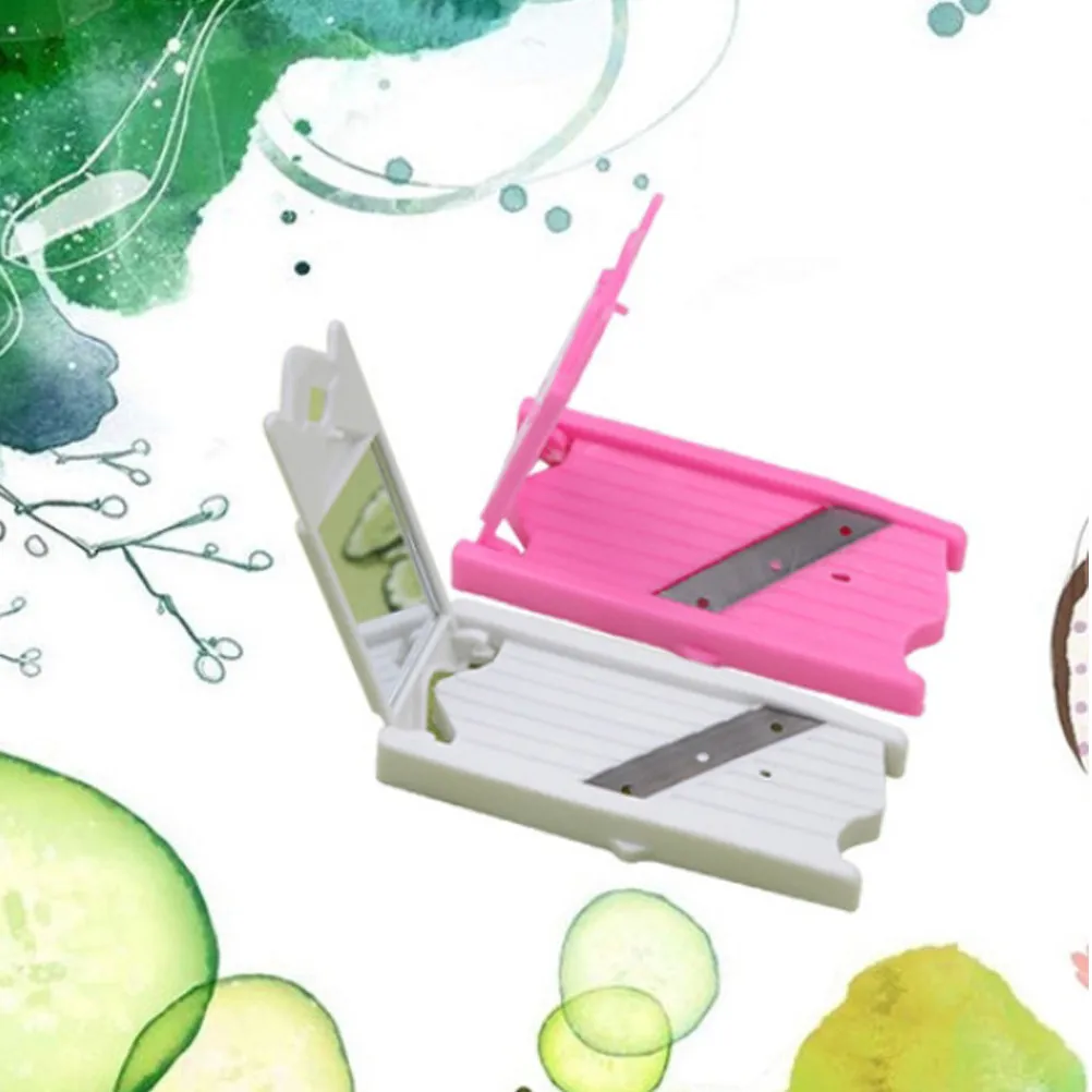 Cucumber Slicer Cutter Beauty Tool DIY Facial Mask Food Cucumber Cutter Mirror Vegetable Slicer Tool Random Color