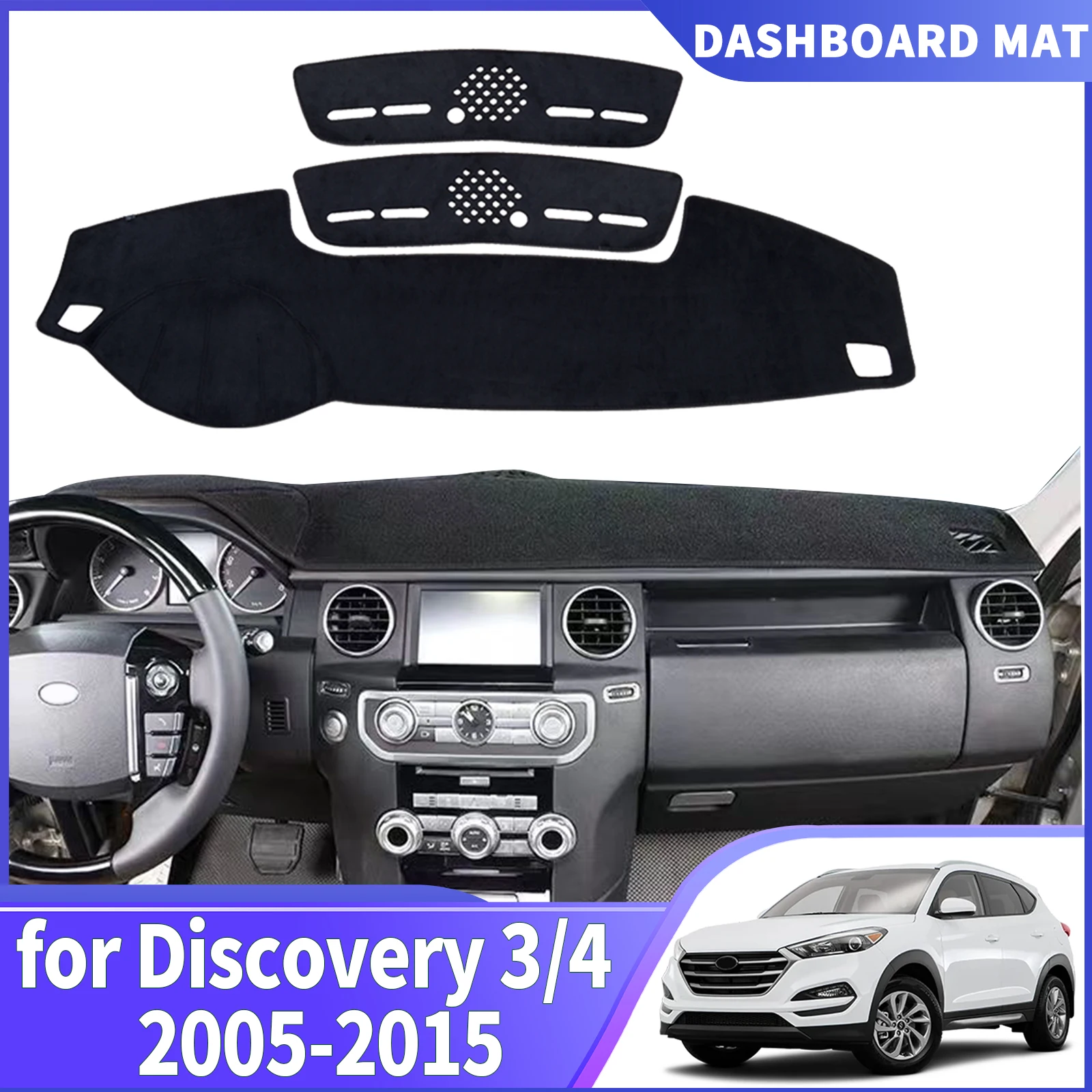

for Land Rover Discovery 3 4 2005-2015 LR3 LR4 L319 DashMat Sunshade Dashmat Dashboard Cover Pad Protective Carpet Accessories